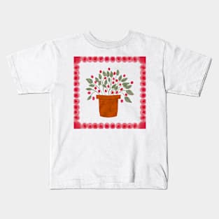 Cranberry red berries Kids T-Shirt